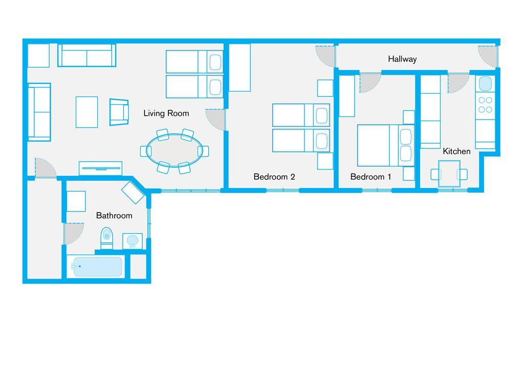 Wilhelmshavener 3Br In Downdown Moabit Apartment Berlin Bagian luar foto